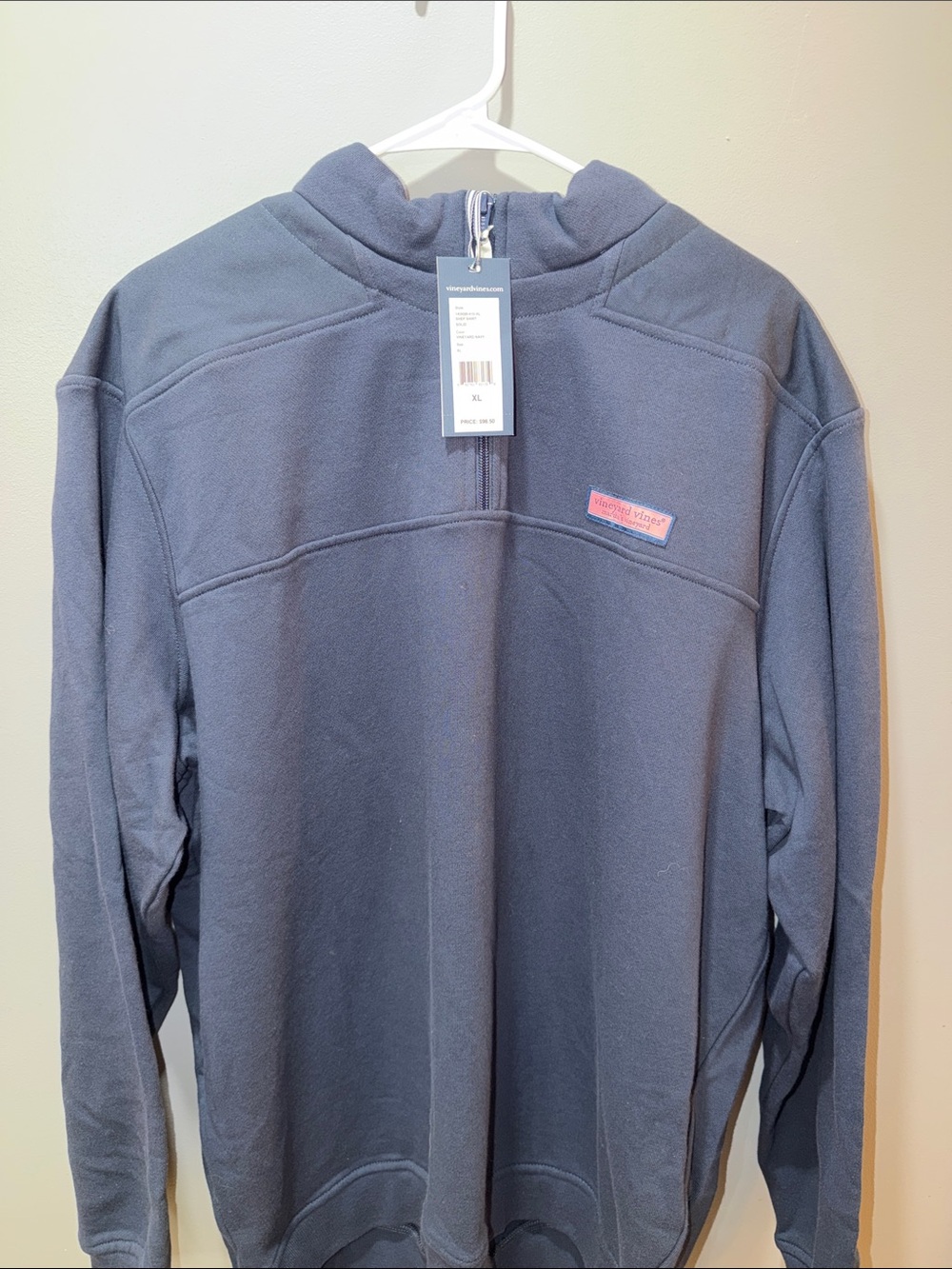Men's Quarter-Zip Pullover Shep Shirt - Blue